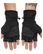 画像3: SIMMS FS HALF FINGER MITT   Black  (3)