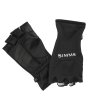 画像1: SIMMS FS HALF FINGER MITT   Black  (1)