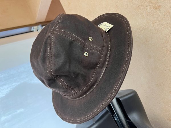 画像2: AKIRA CRAFT  フィールドハット　B　　L寸 ワックスコットン (2)