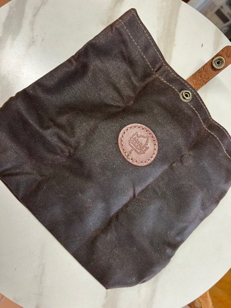 画像3: AKIRA CRAFT   ベルトポーチ　ワックスコットン　 (3)