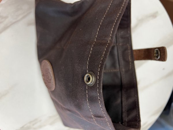 画像4: AKIRA CRAFT   ベルトポーチ　ワックスコットン　 (4)