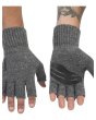 画像3: SIMMS WOOL HALF FINGER MITT  STEEL   サイズ　S/M (3)